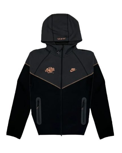 World X Nike Tech Fleece Zip-Up Hoodie Black
