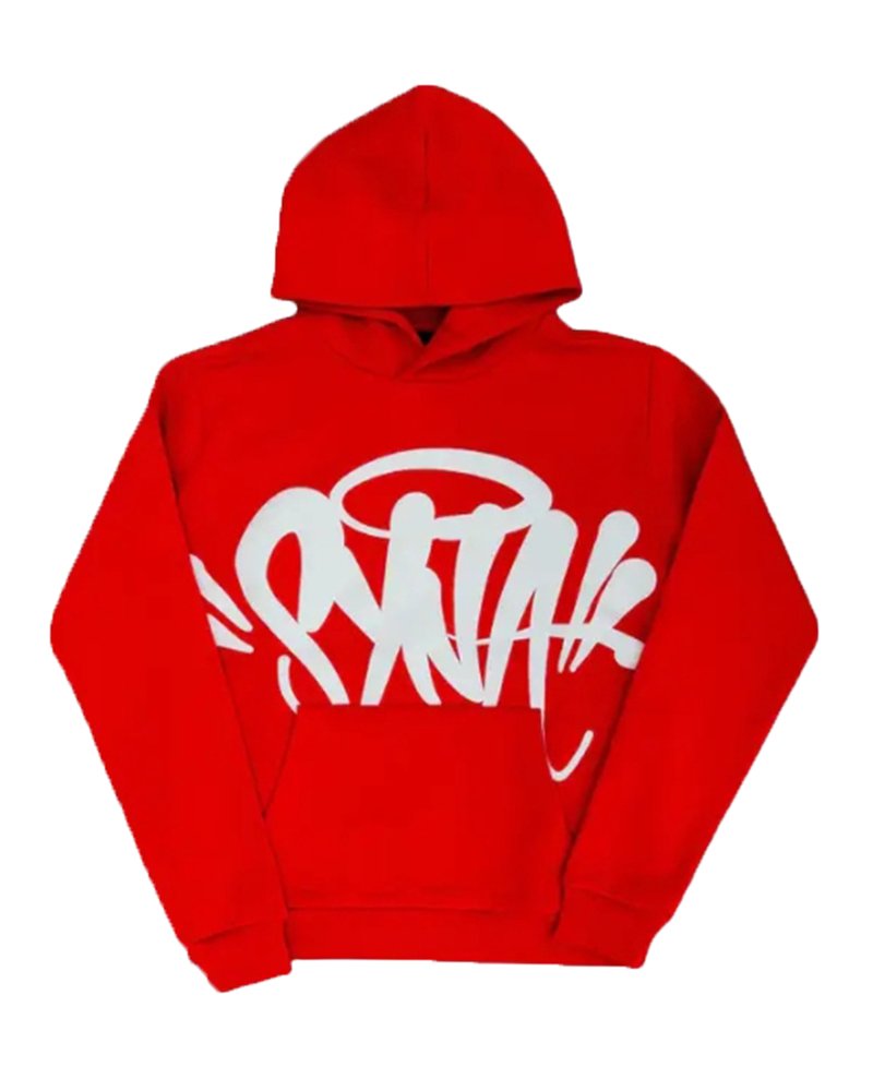 4 Synaworld ‘Syna Logo’ Hoodie Red - Image 1