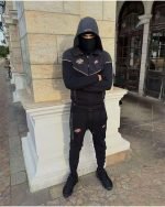 World X Nike Tech Fleece Zip-Up Hoodie Black - Image 3