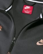 World X Nike Tech Fleece Zip-Up Hoodie Black - Image 4