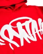 Synaworld ‘Syna Logo’ Hoodie Red - Image 4