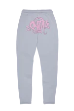 Synaworld ‘Syna Logo’ Tracksuit / Pink Grey - Image 5