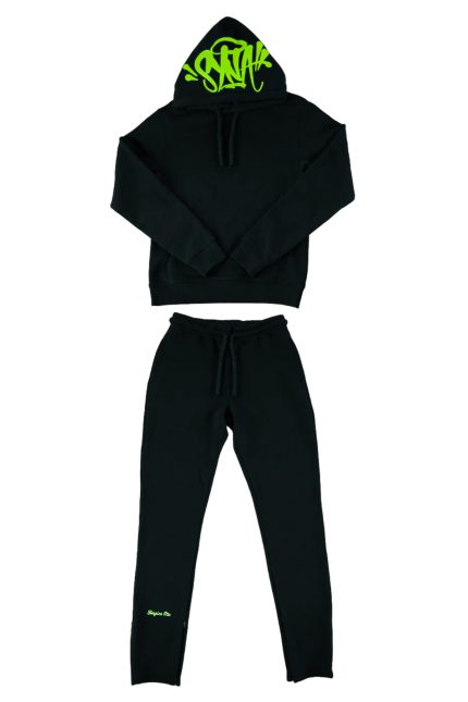 Synaworld ‘Syna Logo’ Tracksuit Black/Green