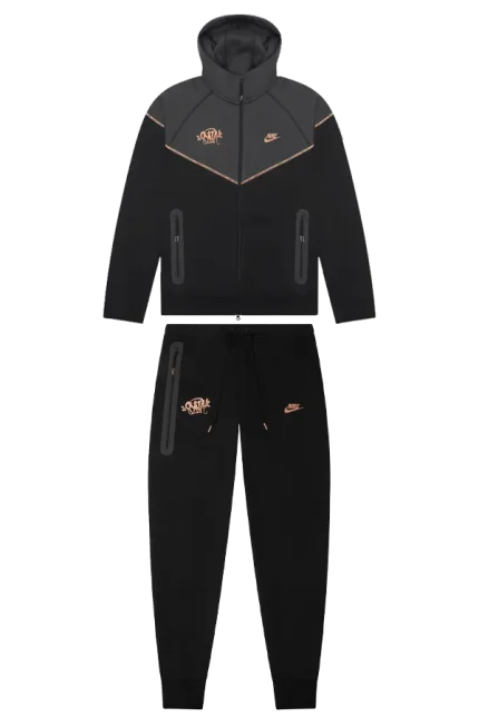 Syna World X Nike Tech Fleece Tracksuit Black