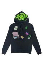Syna Sticker Patches Tracksuit Black / Green - Image 3