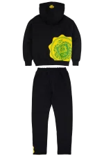 Syna World College Tracksuit – Black/Yellow - Image 2