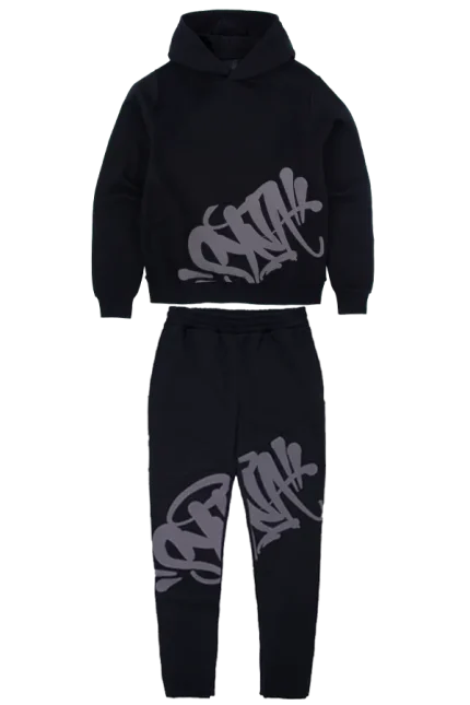 Syna World Slice Syna Tracksuit – Black/Grey