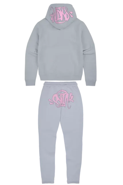 Synaworld ‘Syna Logo’ Tracksuit / Pink Grey