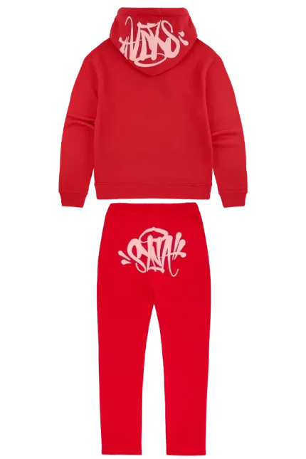 Synaworld OG Syna Tracksuit – Red/Pink