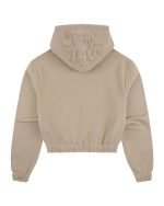 Syna World WOMEN’S HOODED ZIP THRU – BROWN - Image 2