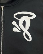 Syna World VOID ZIP HOODY – BLACK/BLACK - Image 4