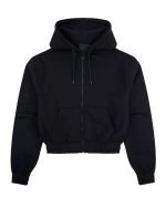 Syna World WOMEN’S HOODED ZIP THRU – BLACK
