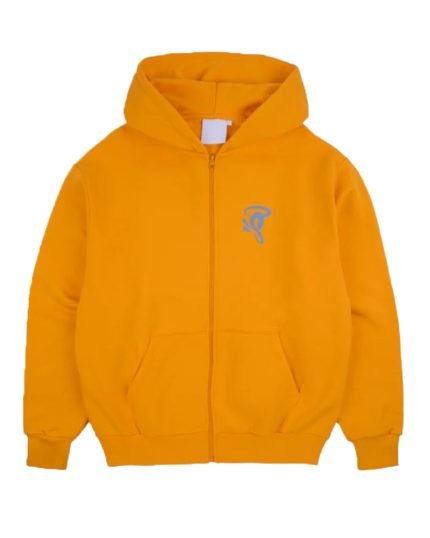 Syna World CIRCLE ZIP HOOD – YELLOW/BLUE