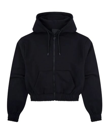 Syna World WOMEN’S HOODED ZIP THRU – BLACK