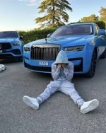 Syna World OG HOOD – GREY MARL/BLUE - Image 4