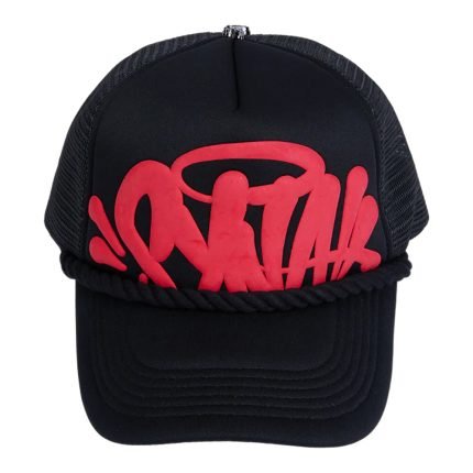 SYNA WORLD TRUCKER CAP – BLACK/TOMATO
