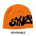Syna World Reversible Synarchy Beanie Black/Orange - Image 2