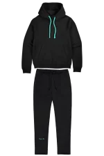 Synaworld ‘Syna Logo’ Tracksuit / Black Teal - Image 2
