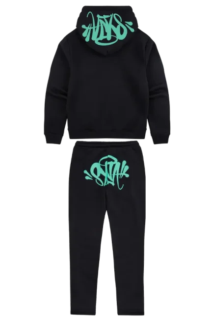 Synaworld ‘Syna Logo’ Tracksuit / Black Teal