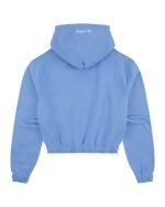 Syna World WOMEN’S SYNA CROP PATCH HOOD – BLUE - Image 2