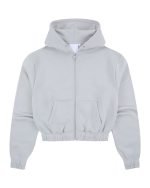 Syna World WOMEN’S HOODED ZIP THRU – GREY