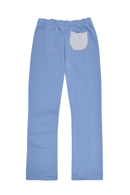 Syna World WOMEN’S SYNA PATCH FLARE JOGGER – BLUE
