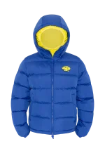 SYNA DOUBLE PUFFER JACKET NAVY / YELLOW