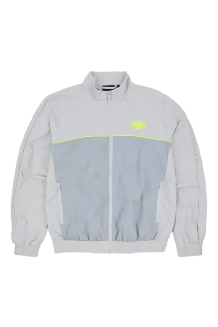 TEAM SYNA PIPE TRACK JACKET LIGHT GREY/GREY
