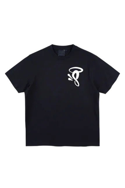 HALO PRINTED LOGO T-SHIRT BLACK/WHITE