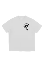 HALO ‘S’ PRINTED LOGO T-SHIRT WHITE/BLACK