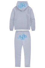 Synaworld OG Syna Tracksuit – Grey/Sky Blue - Image 2