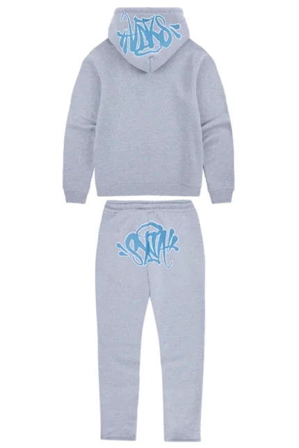 Synaworld OG Syna Tracksuit – Grey/Sky Blue