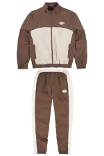 Syna World Shell Tracksuit – Brown/Beige - Image 2