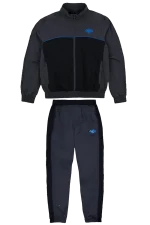 Syna World Shell Tracksuit – Grey/Black/Blue
