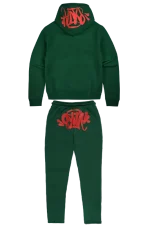 Synaworld OG Syna Tracksuit – Green/Red