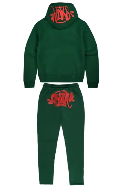 Synaworld OG Syna Tracksuit – Green/Red