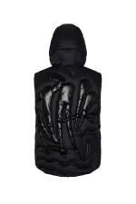 XL LOGO GILET – BLACK/BLACK - Image 3