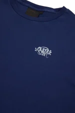 SYNARCHY SHORT SLEEVE TEE – MIDBLUE/GREY - Image 4