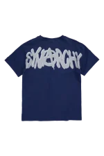 SYNARCHY SHORT SLEEVE TEE – MIDBLUE/GREY - Image 2