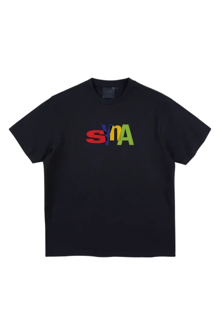 POSITIVE FEEDBACK PRINTED TEE – BLACK/MULTI