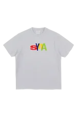 POSITIVE FEEDBACK PRINTED TEE – WHITE/MULTI