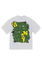 GRAF PRINTED TEE – WHITE/GREEN - Image 2