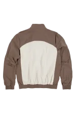 TEAM SYNA PIPE TRACK JACKET BROWN/BEIGE - Image 3