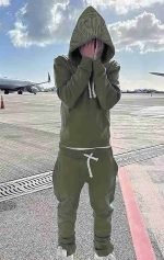 Syna World OG Syna Tracksuit – Sage/Sage Green - Image 3
